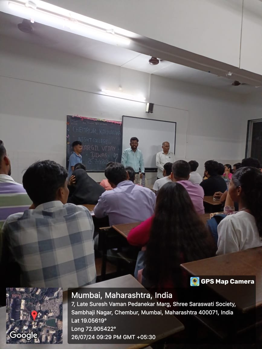 Chembur Karnataka Night College Sharing and Caring